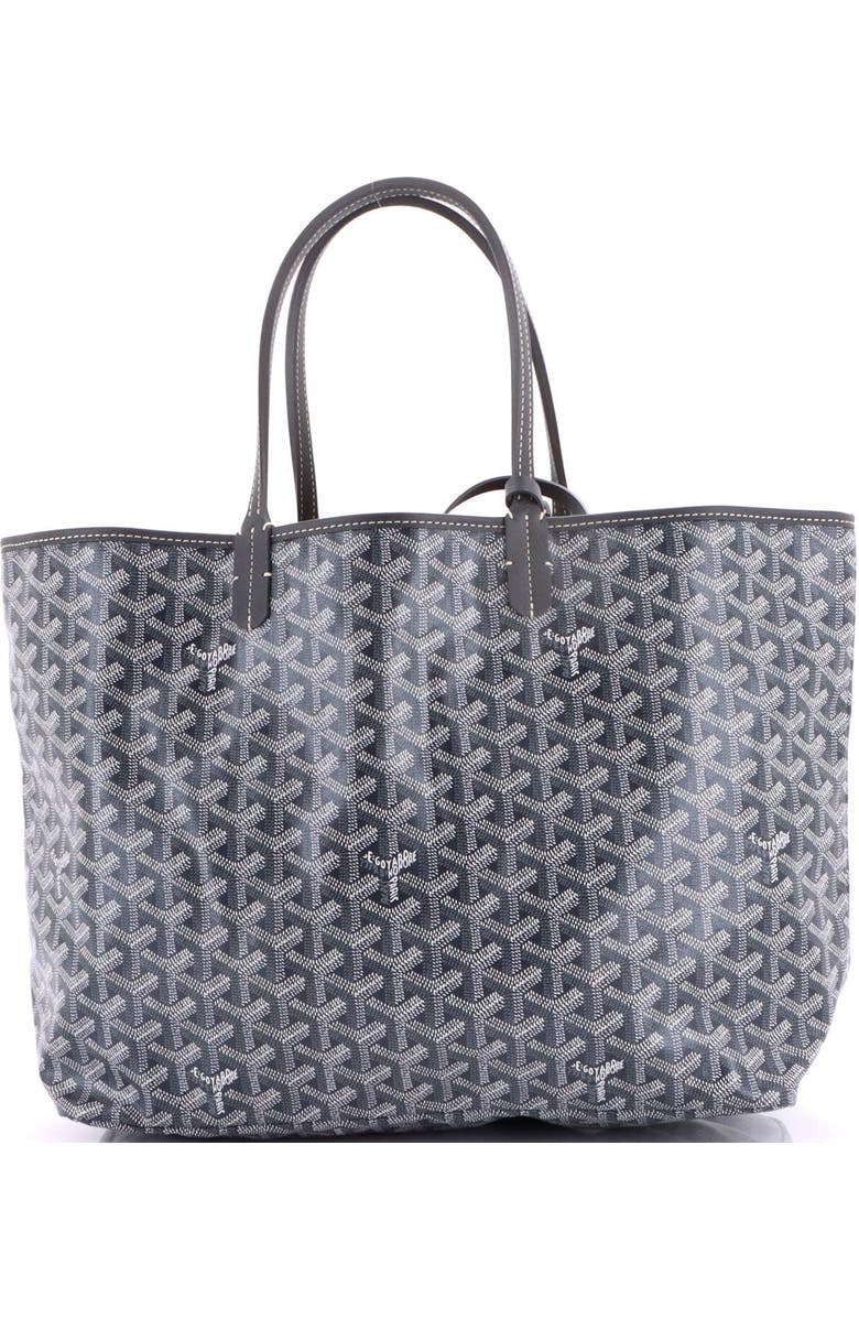 Pre-Owned Goyard Saint Louis Tote Coated Canvas PM, Alternate, color, Gray