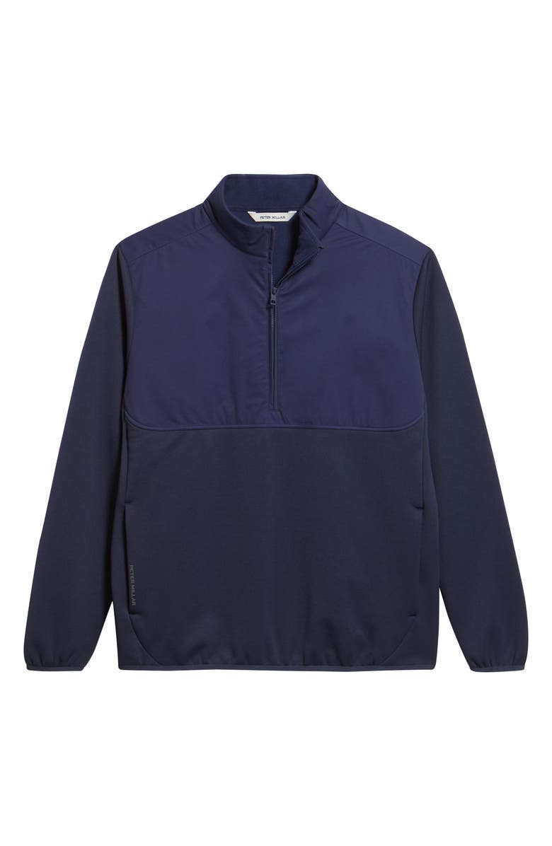 Peter Millar Vail Half Zip Pullover, Alternate, color, Navy