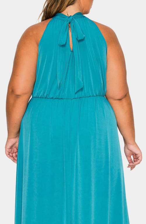 L I V D Cassia Maxi Dress In Blue