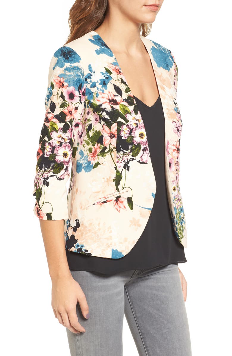 Chelsea28 Printed Blazer, Alternate, color, 