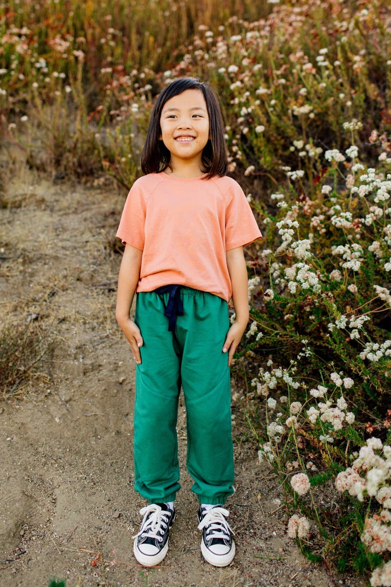 Kids’ James Organic Cotton Sweatpants, Alternate, color, Hunter Green