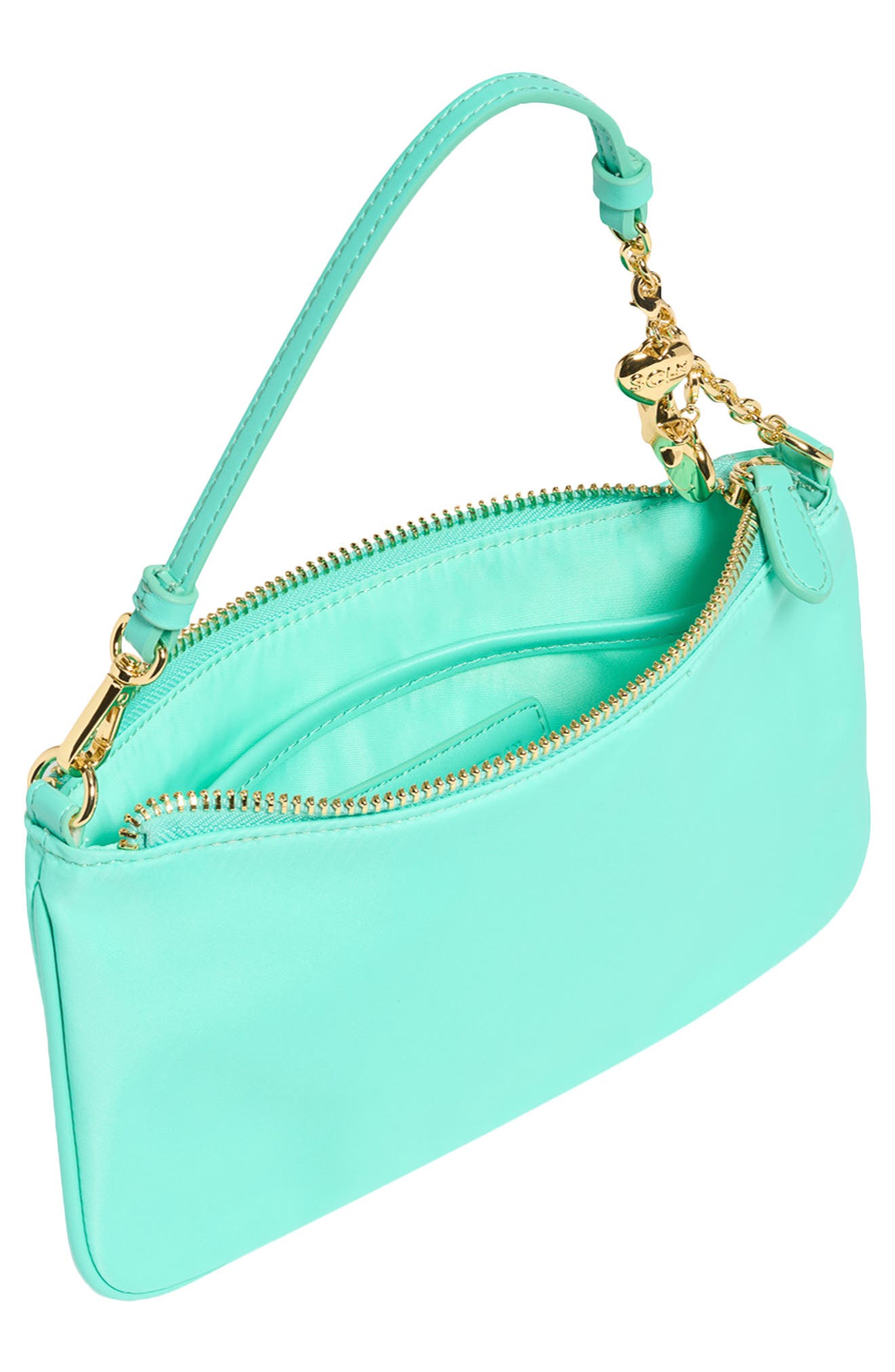 Flat Wristlet Crossbody, Alternate, color, LAGOON