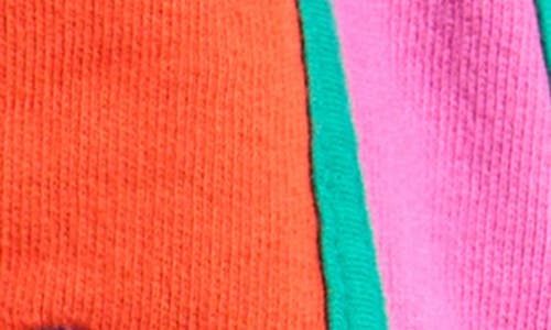 Bobo Choses Kids' Colorblock Organic Cotton Shorts In Fuchsia