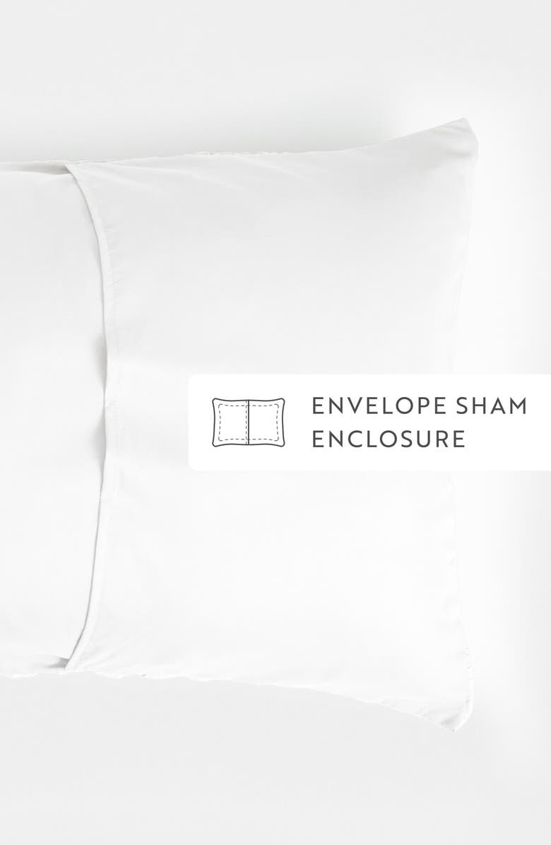 HOMESPUN Seersucker Textured 3-Piece Comforter Set, Alternate, color, White