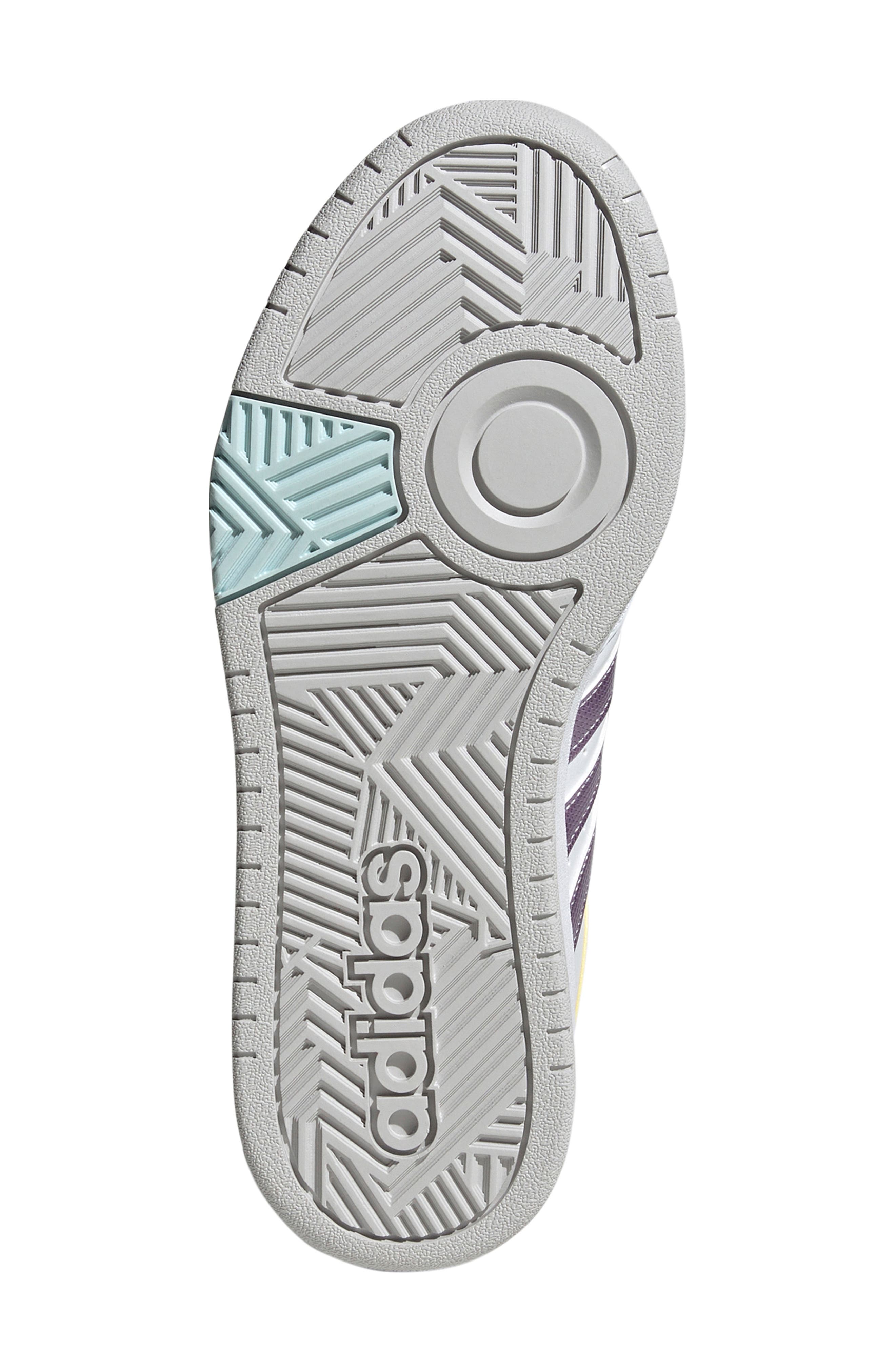 Hoops 3.0 Sneaker, Alternate, color, WHITE/MATTE PURPLE/YELLOW
