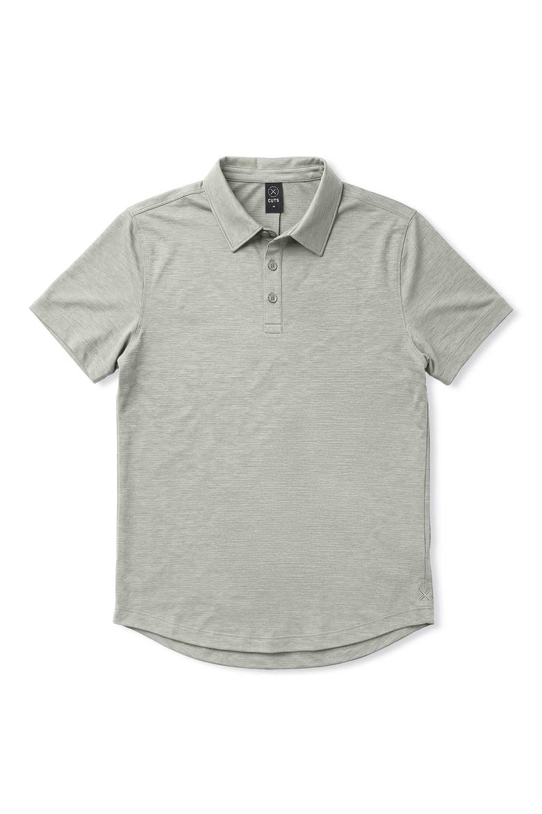 Crossover Polo, Alternate, color, MOURNING DOVEs