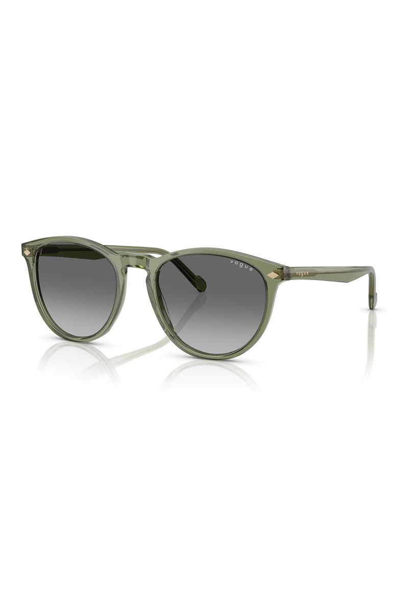 53mm Phantos Sunglasses, Alternate, color, TRANSPARENT GREEN