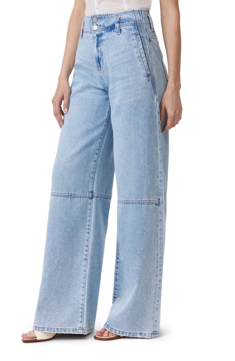 Habitual High Waist Wide Leg Trouser Jeans, Alternate, color, Vapor