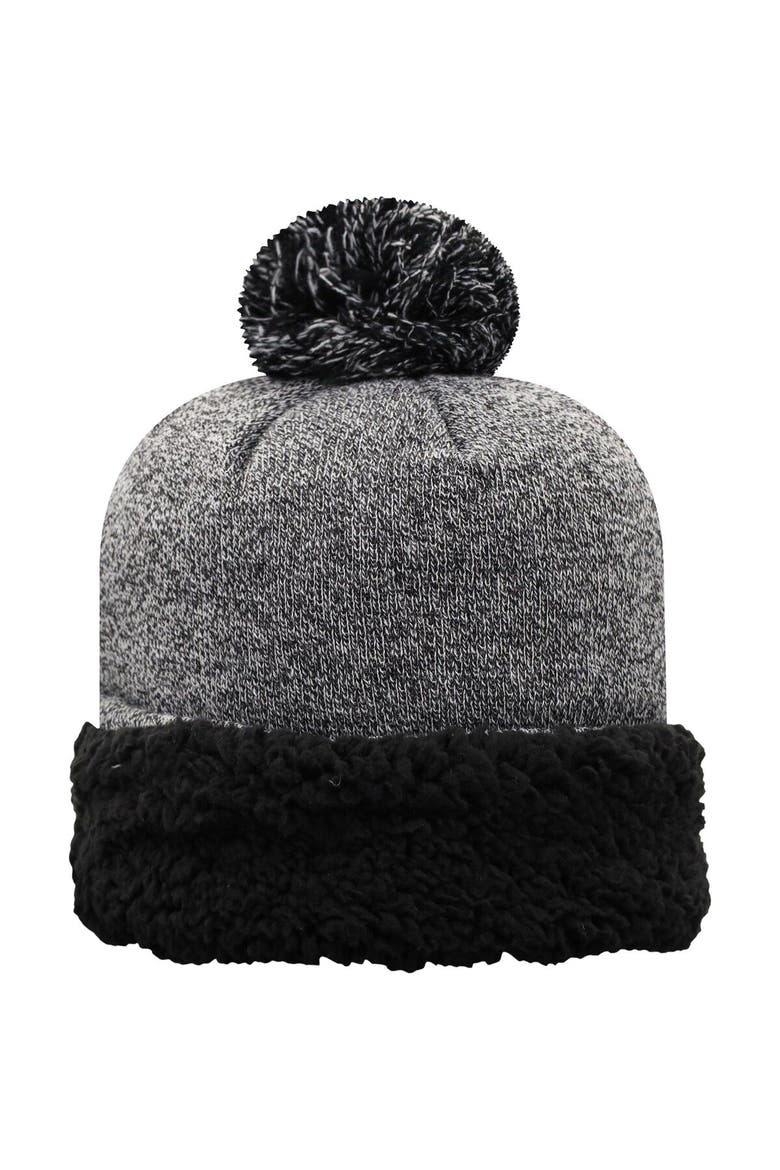 Women's Top of the World Black Auburn Tigers Snug Cuffed Knit Hat with Pom, Alternate, color, Black