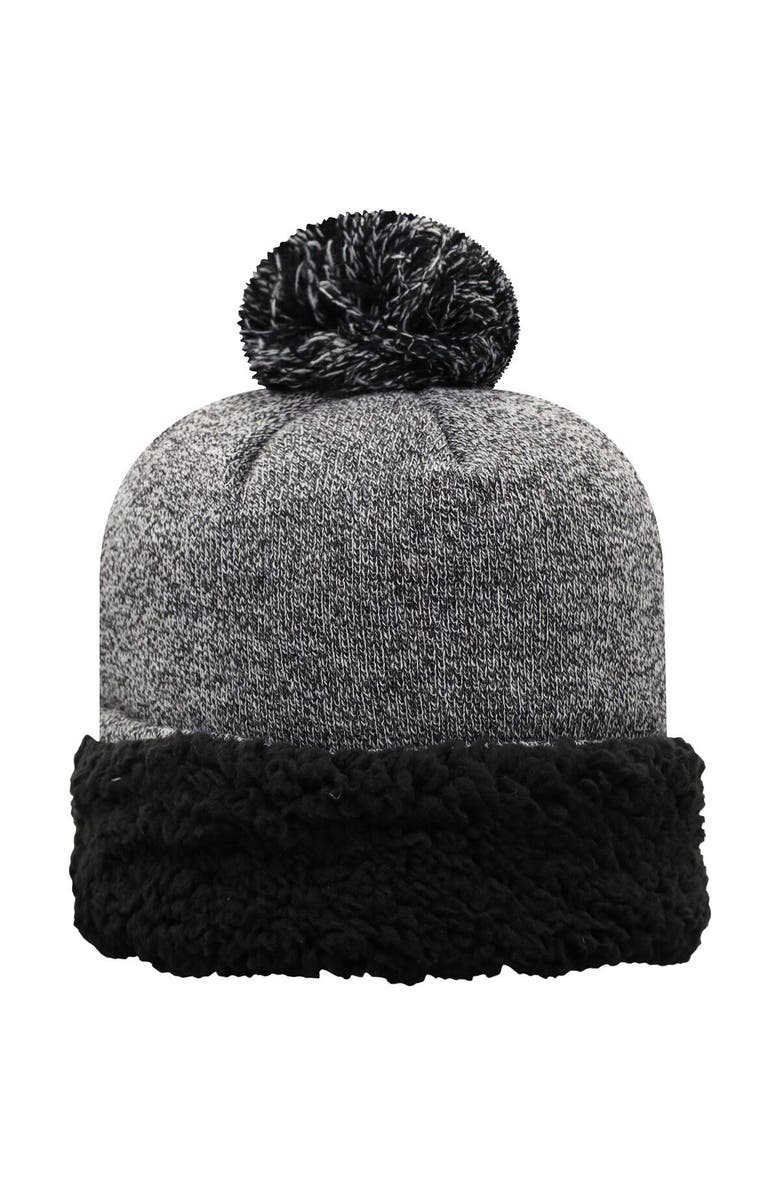 TOP OF THE WORLD Women's Top of the World Black Auburn Tigers Snug Cuffed Knit Hat with Pom, Alternate, color, Black