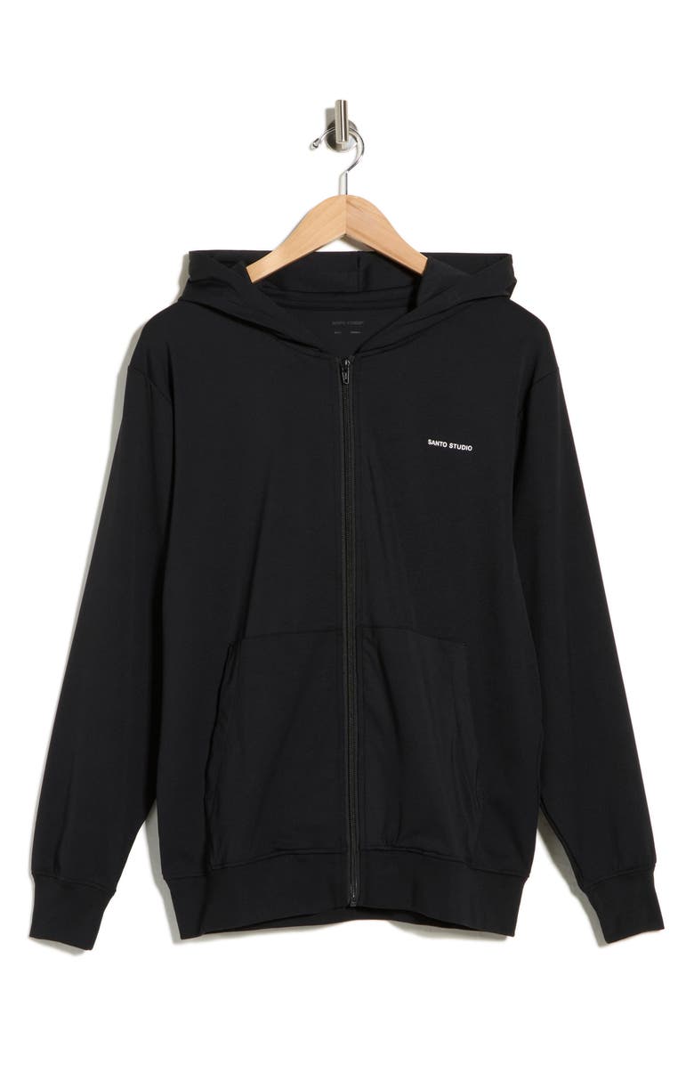 SANTO STUDIO Tempo Lite Zip Hoodie, Main, color, 
