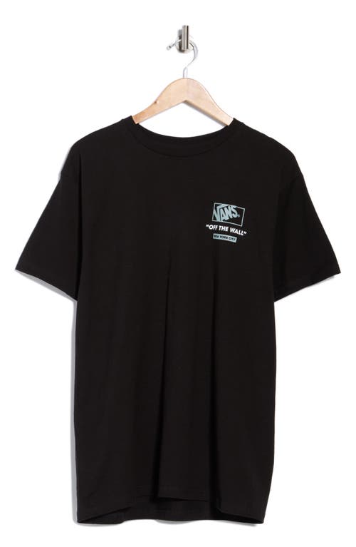 Vans Ny Stacked Logo Graphic T-shirt In Black
