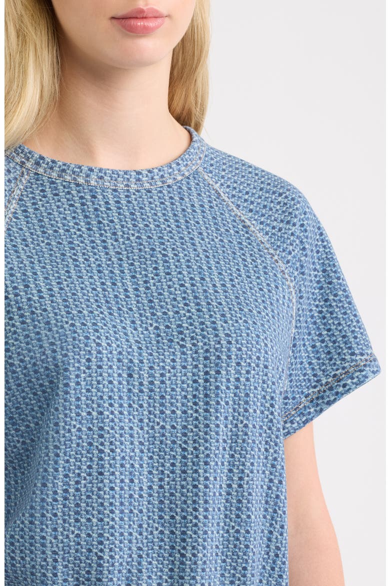 Miramar Terry Cloth Short Sleeve Sweatshirt, Alternate, color, INWAF