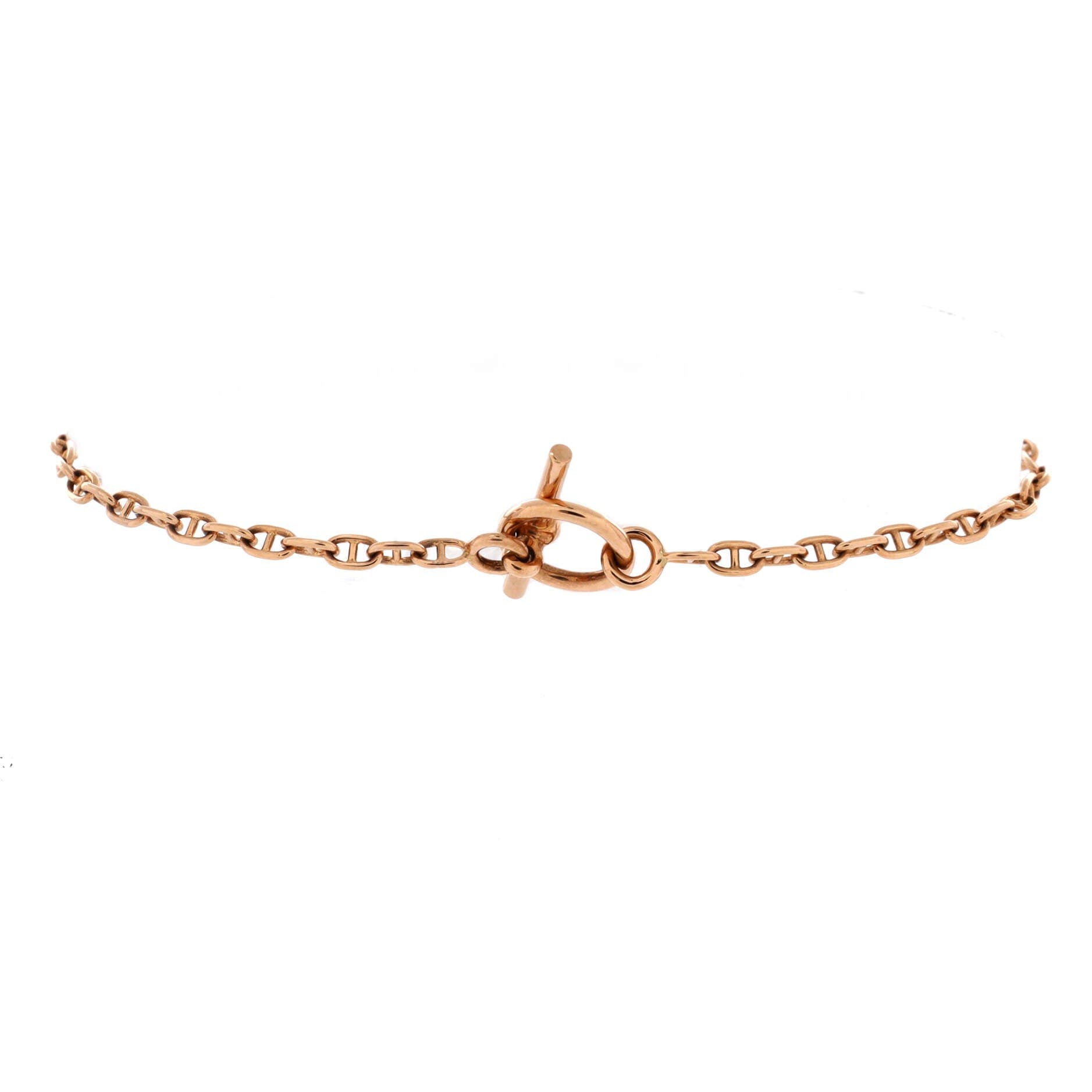 New Farandole Bracelet 18K Rose Gold with Diamonds, Alternate, color, Metallic Gold