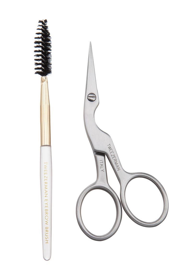 Brow Shaping Scissors & Brush Duo, Alternate, color, NO COLOR
