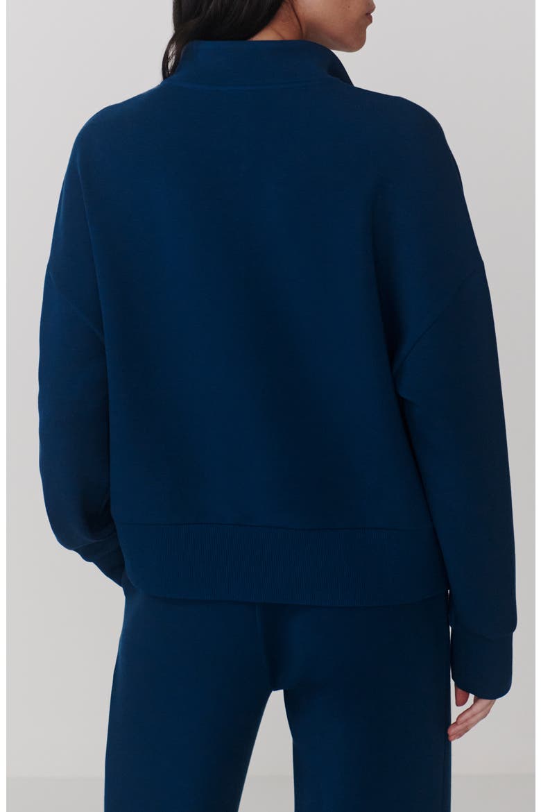 Mavis Half Zip Sweatshirt, Alternate, color, SEA BLUE