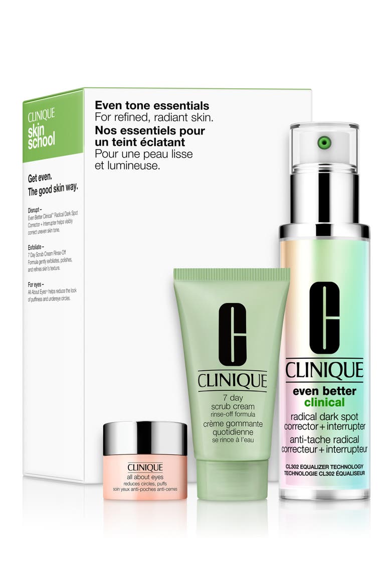 Even Tone Essentials Skin Care Set, Main, color, NO COLOR