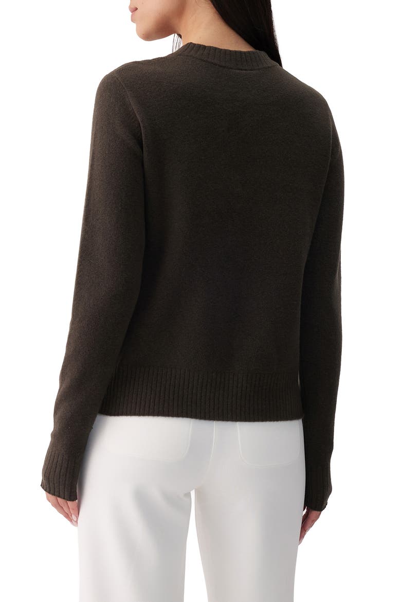 Camila Crewneck Sweater, Alternate, color, OLIVE