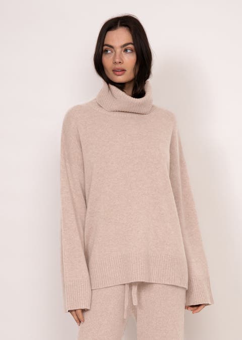 Charlie Oversized Cashmere Turtleneck