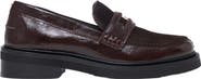 maje Leather and suede loafers