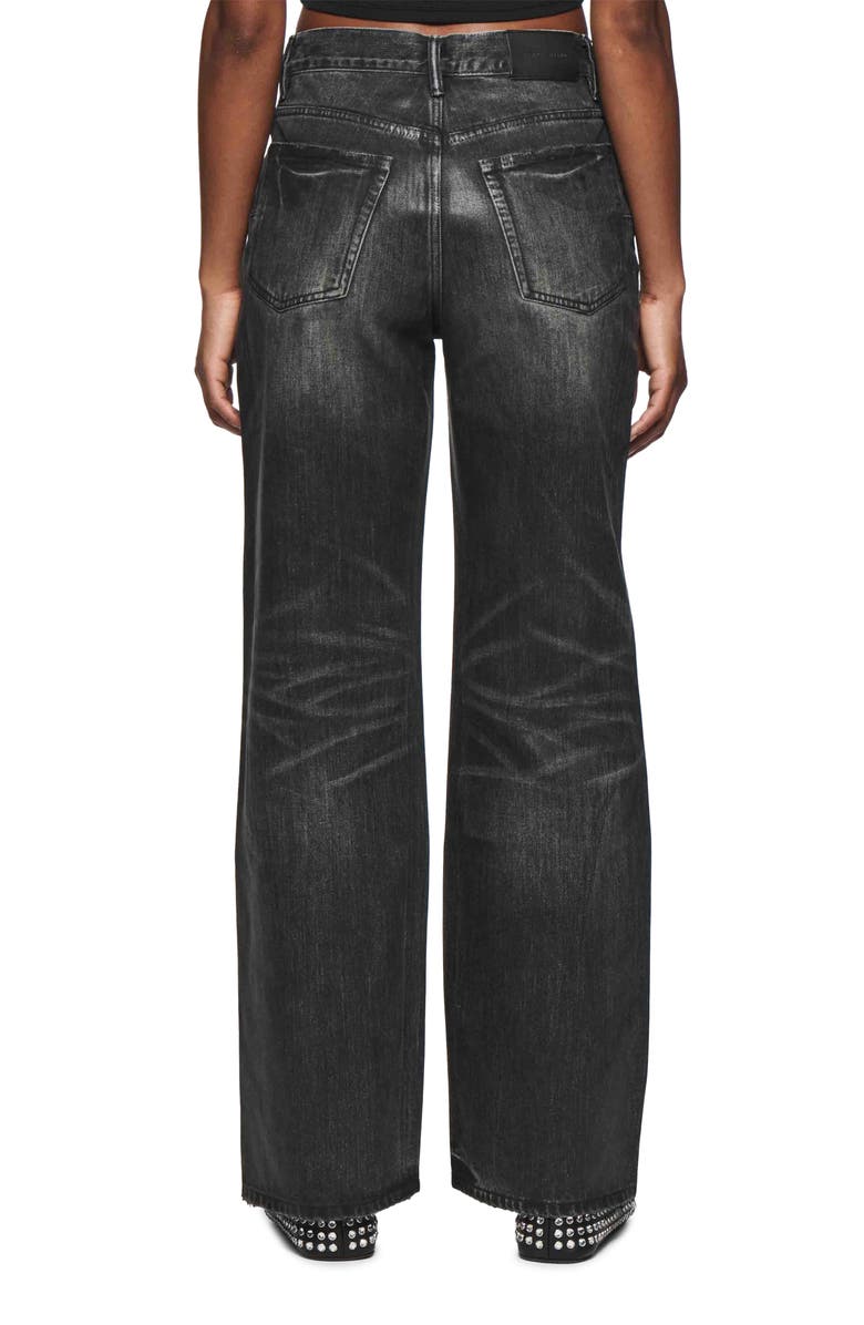 PURPLE BRAND Twisted High Waist Wide Leg Baggy Jeans, Alternate, color,