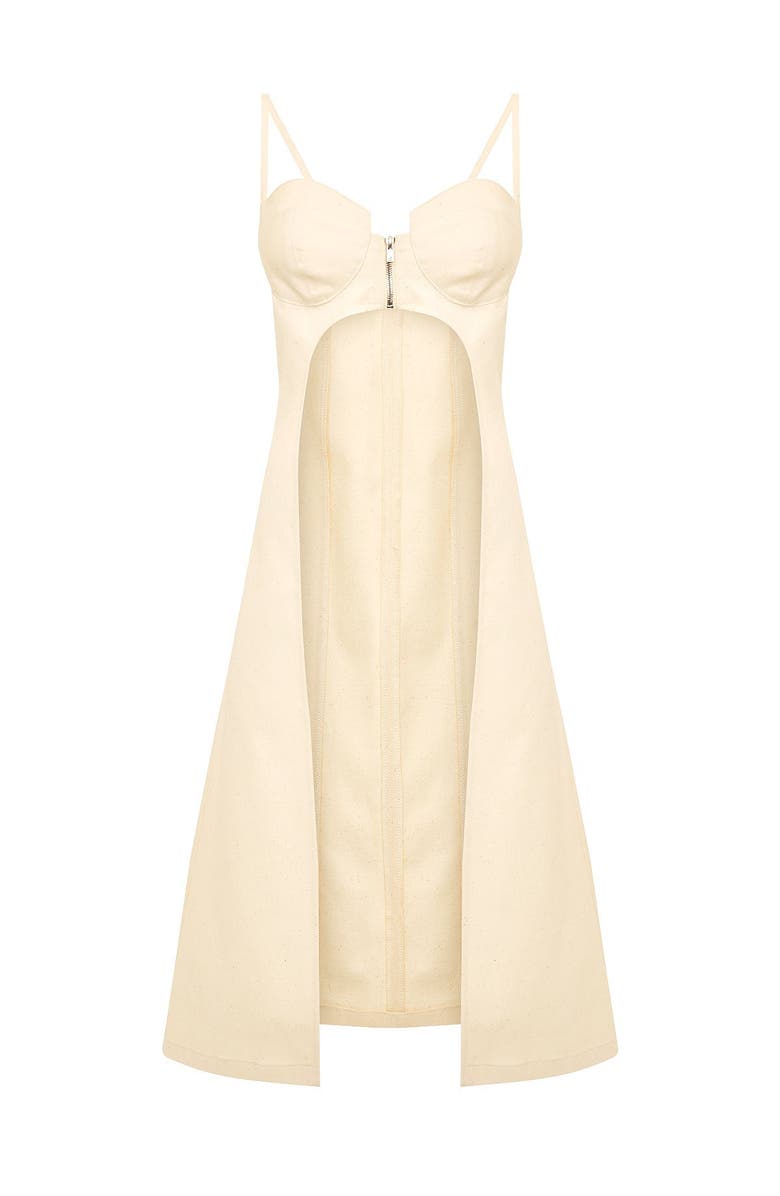 Jendue Davidson Body Dress, Main, color, Ecru