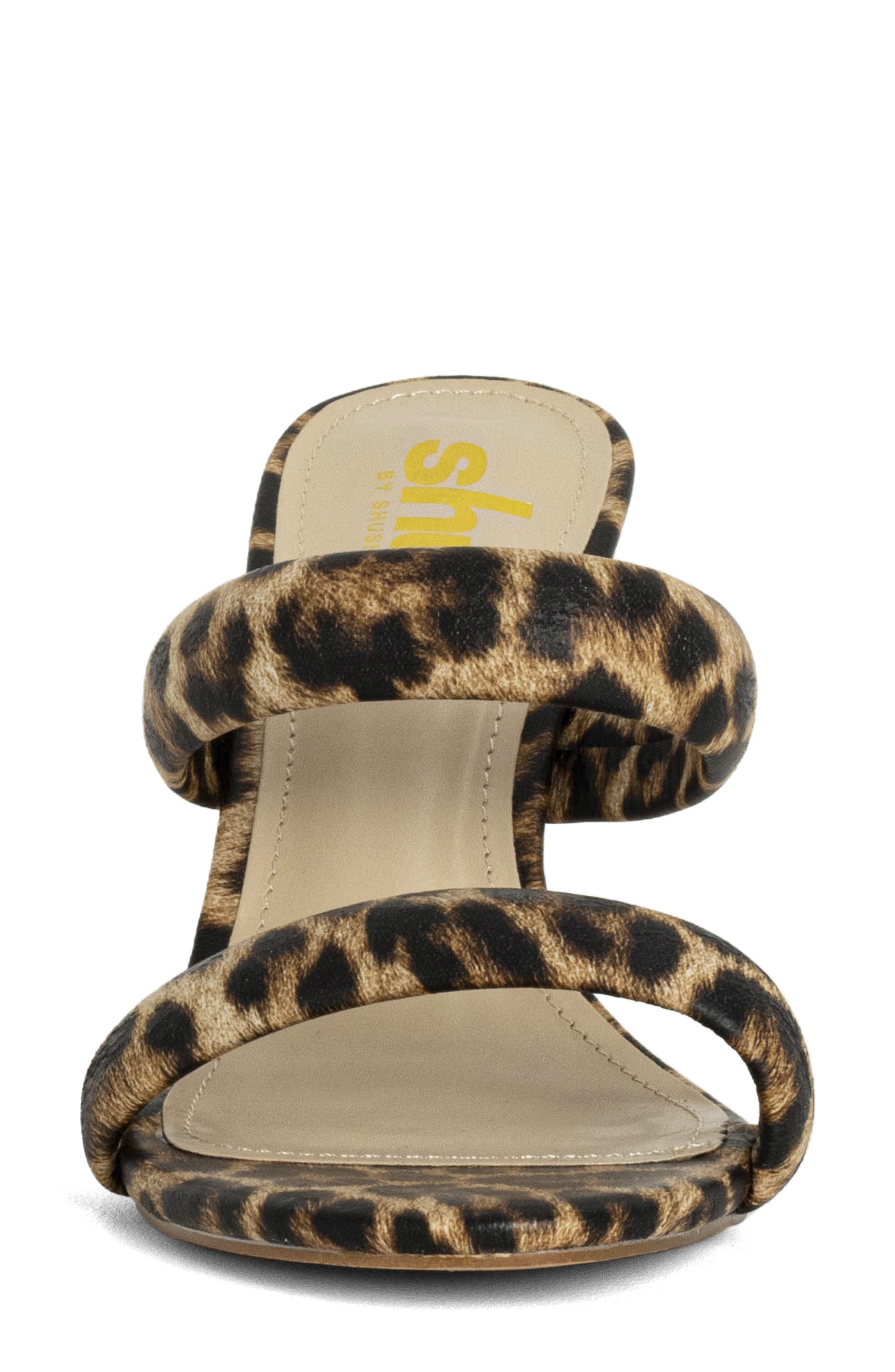 Fedora Slide Sandal, Alternate, color, LEOPARD PRINT
