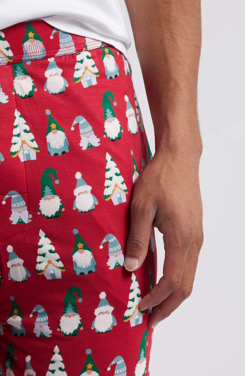 KicKee Pants Holiday Gnome Print Performance Pajama Pants, Alternate, color, 