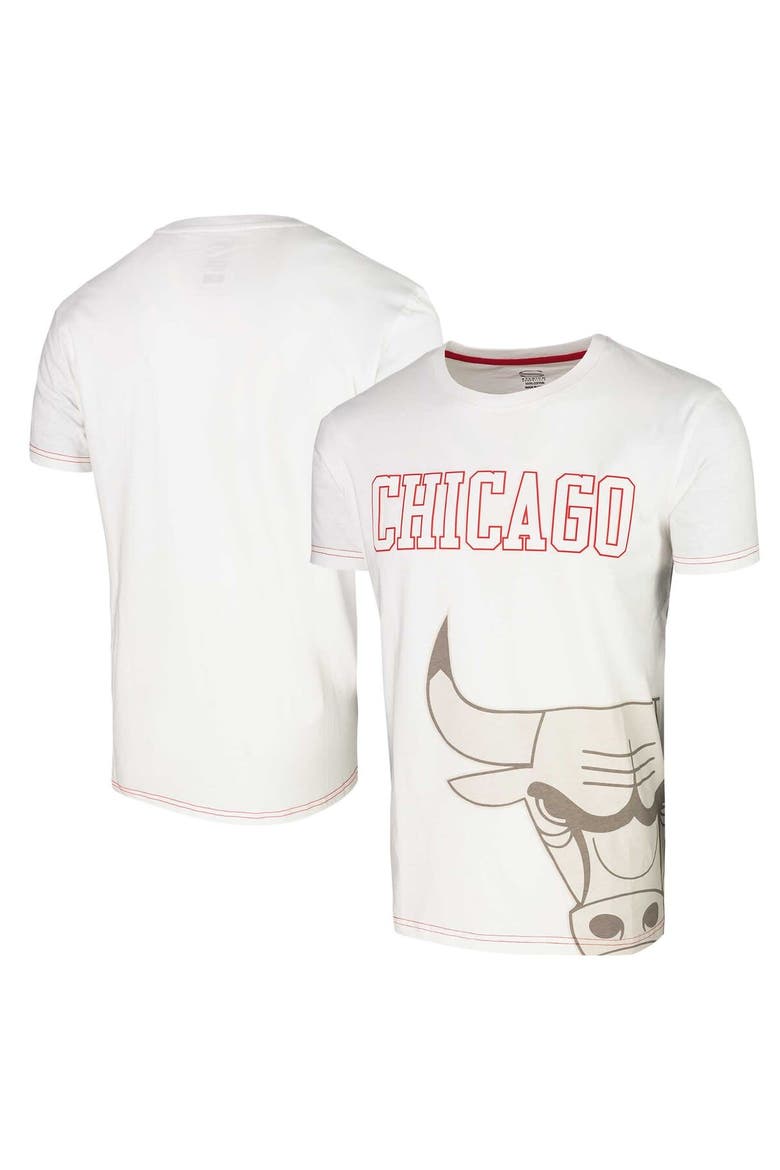 Unisex Stadium Essentials White Chicago Bulls Scoreboard T-Shirt, Main, color, White