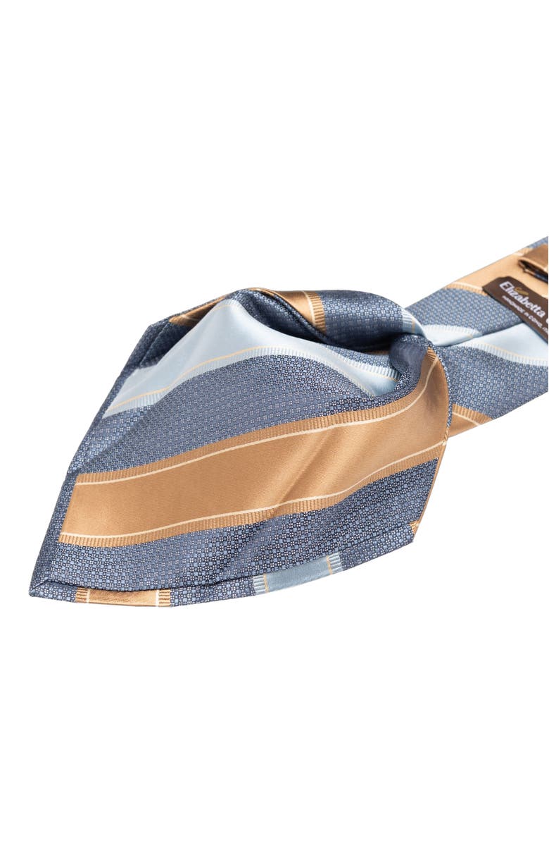 Elizabetta Ferrari - Extra Long Silk Jacquard Tie for Men, Alternate, color, 