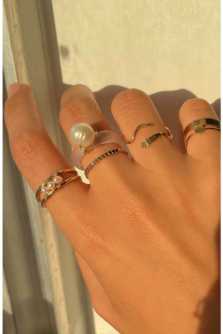 Elana Cultured Pearl Ring, Alternate, color, GOLD