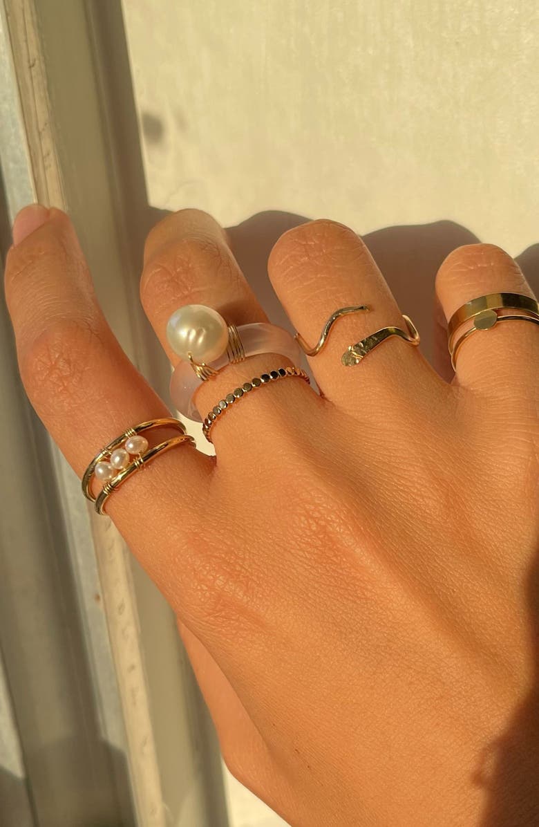 KOZAKH Elana Cultured Pearl Ring, Alternate, color,