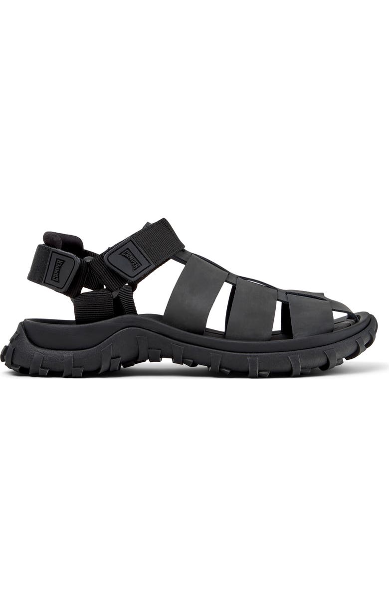 Camper Drift Trail Fisherman Sandal, Alternate, color, Black