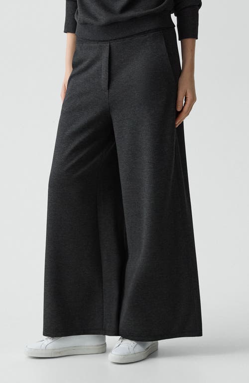 Theory Wide Leg Pants In Gray