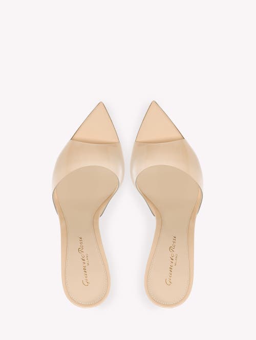 Gianvito Rossi Heeled Mule Elle 85 In Beige