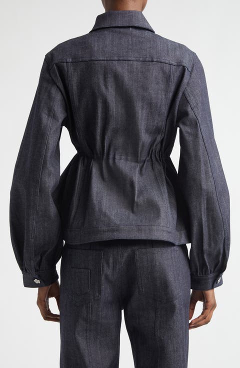 CBCandida Denim Peplum Jacket
