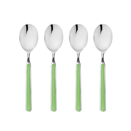 Mepra Fantasia Coffee Spoon Set In Green
