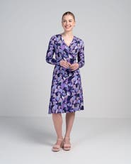 Kettlewell Long Sleeve Printed Wrap Dress