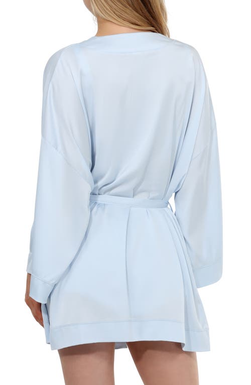 Honeydew Love Story Stretch Satin Robe In Honeymoon