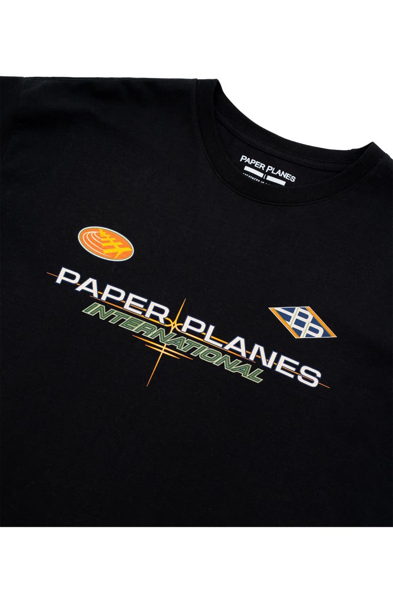 PAPER PLANES International Runway Graphic T-Shirt, Alternate, color, Black