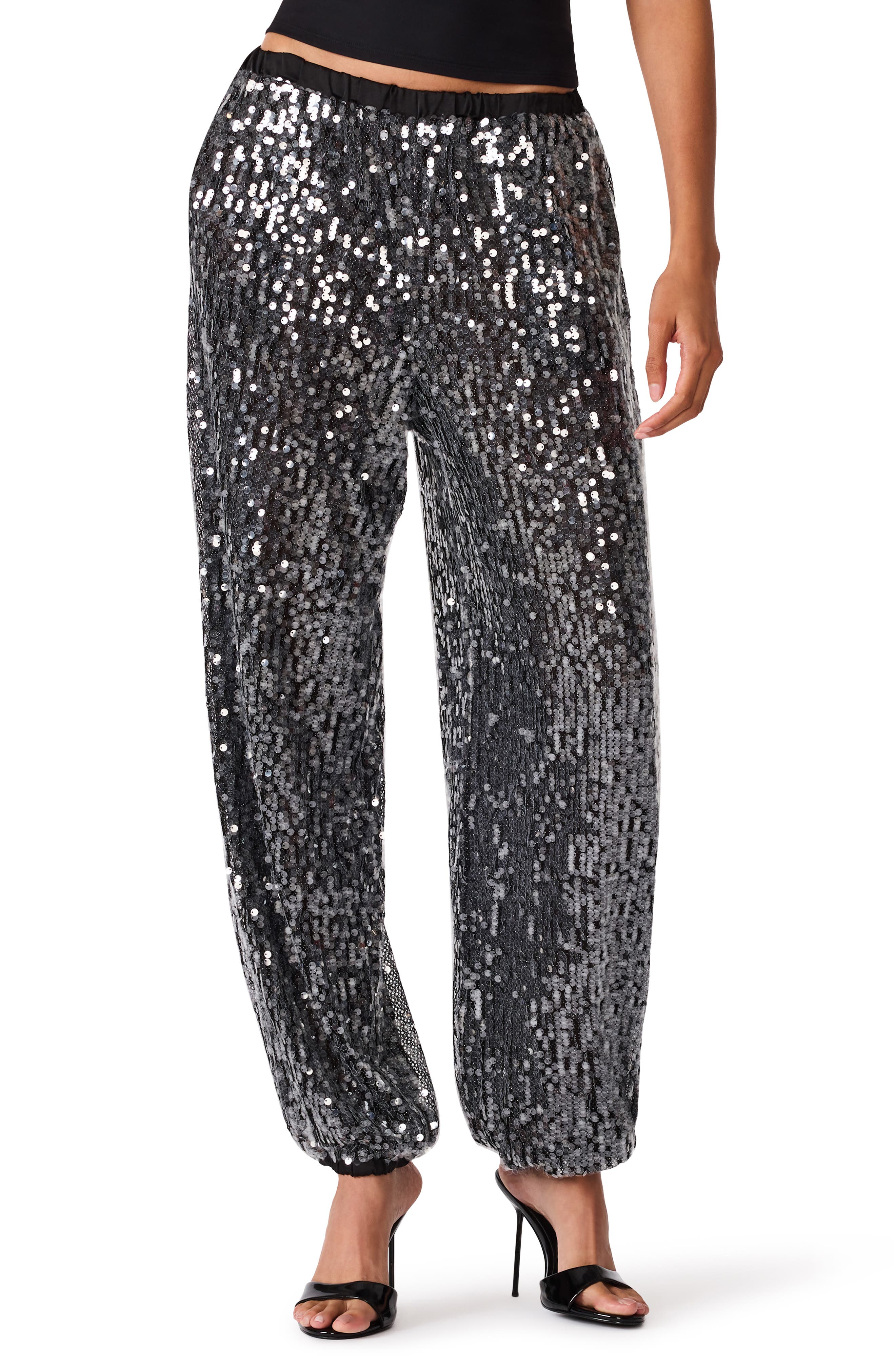 selected BLACK SEQUIN