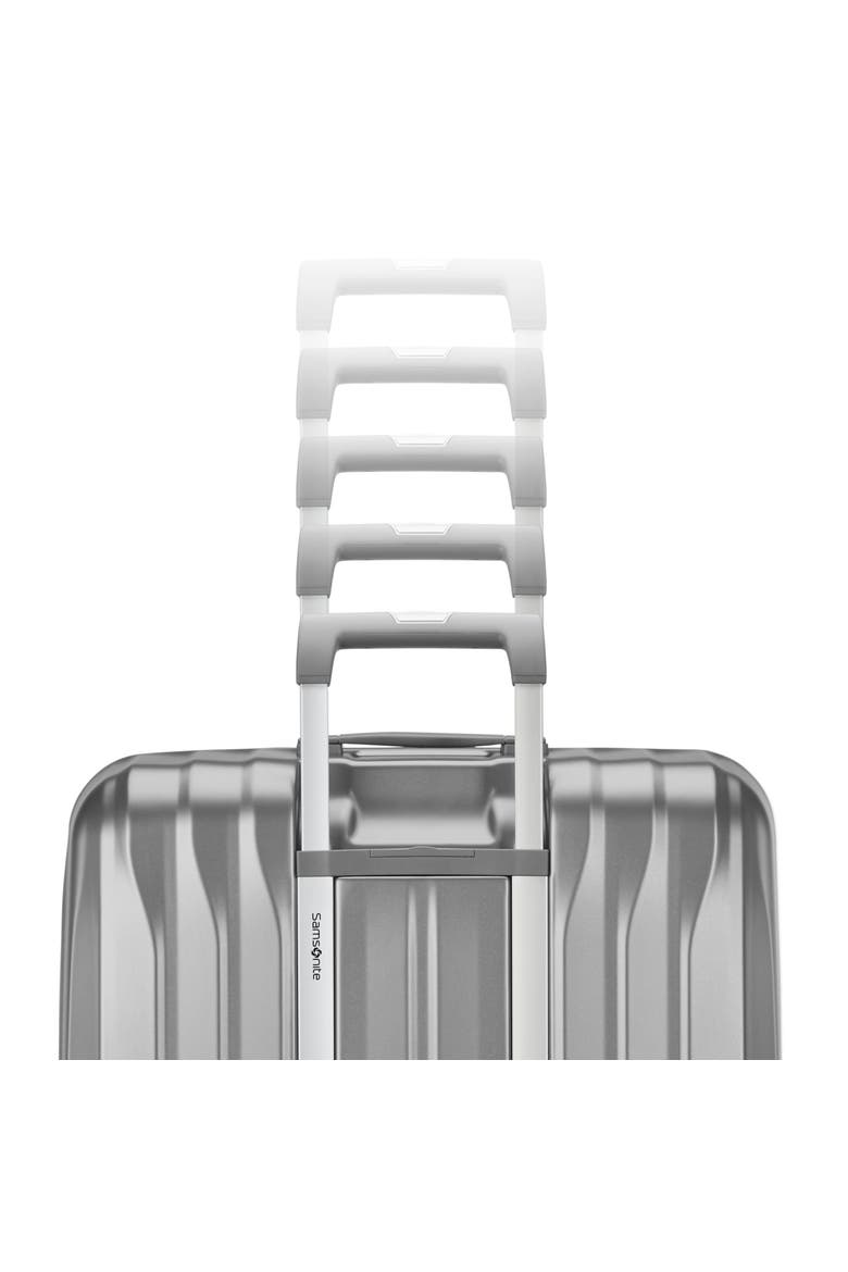 Uplift Hardside 32" X-Large Checked Spinner Luggage, Alternate, color, Silver Shimmer