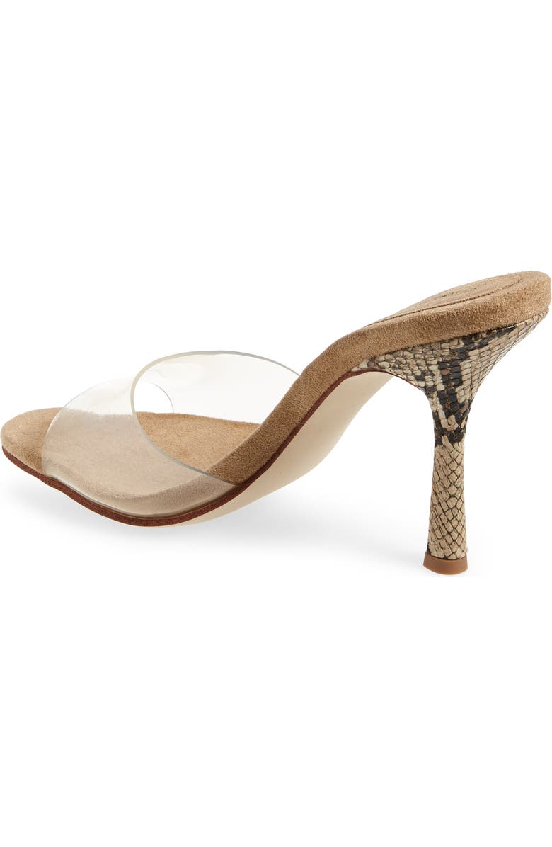 Jeffrey Campbell NC17 Clear Stiletto Slide Sandal, Alternate, color,