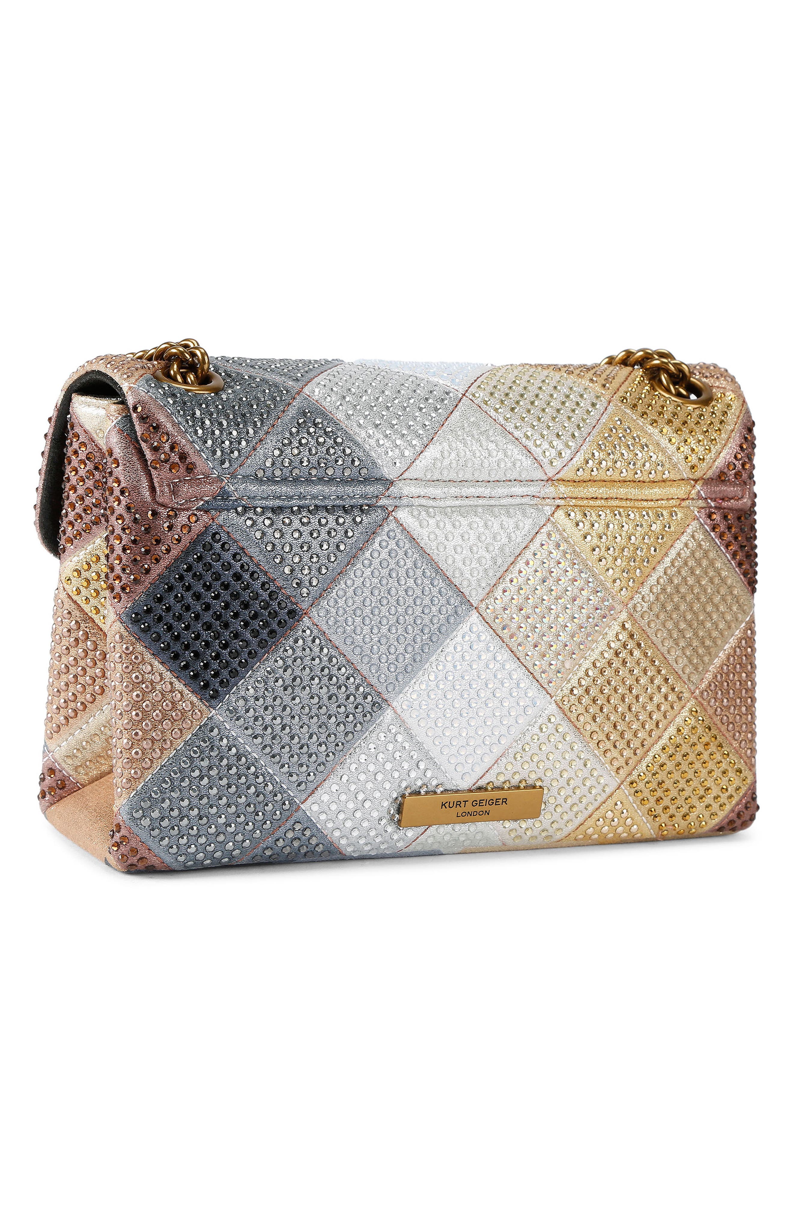 Kurt Geiger London Medium Kensington Convertible Shoulder Bag, Alternate, color, Open Grey