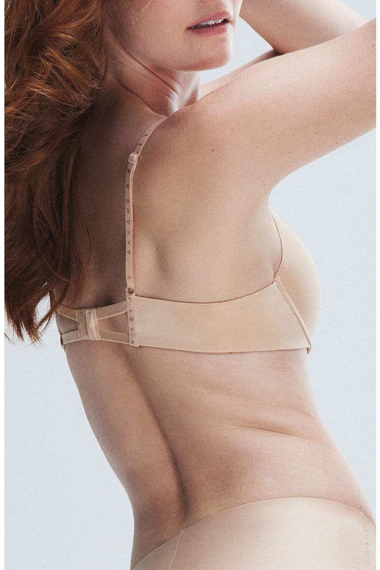 Microfiber T-Shirt Bra, Alternate, color, HONEY NUDE
