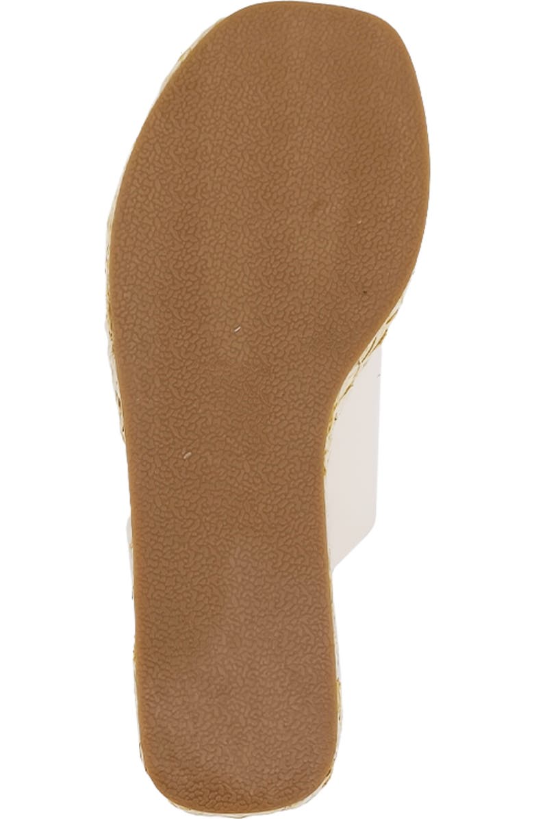 SHUSHOP Jodie Espadrille Platform Wedge Slide Sandal, Alternate, color, Beige