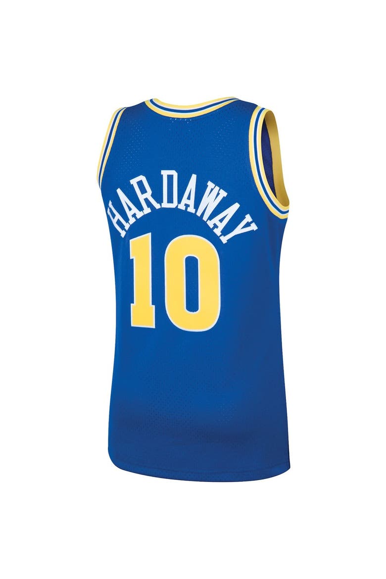 Men's Mitchell & Ness Tim Hardaway Royal Golden State Warriors 1990/91 Hardwood Classics Swingman Jersey, Alternate, color, Royal