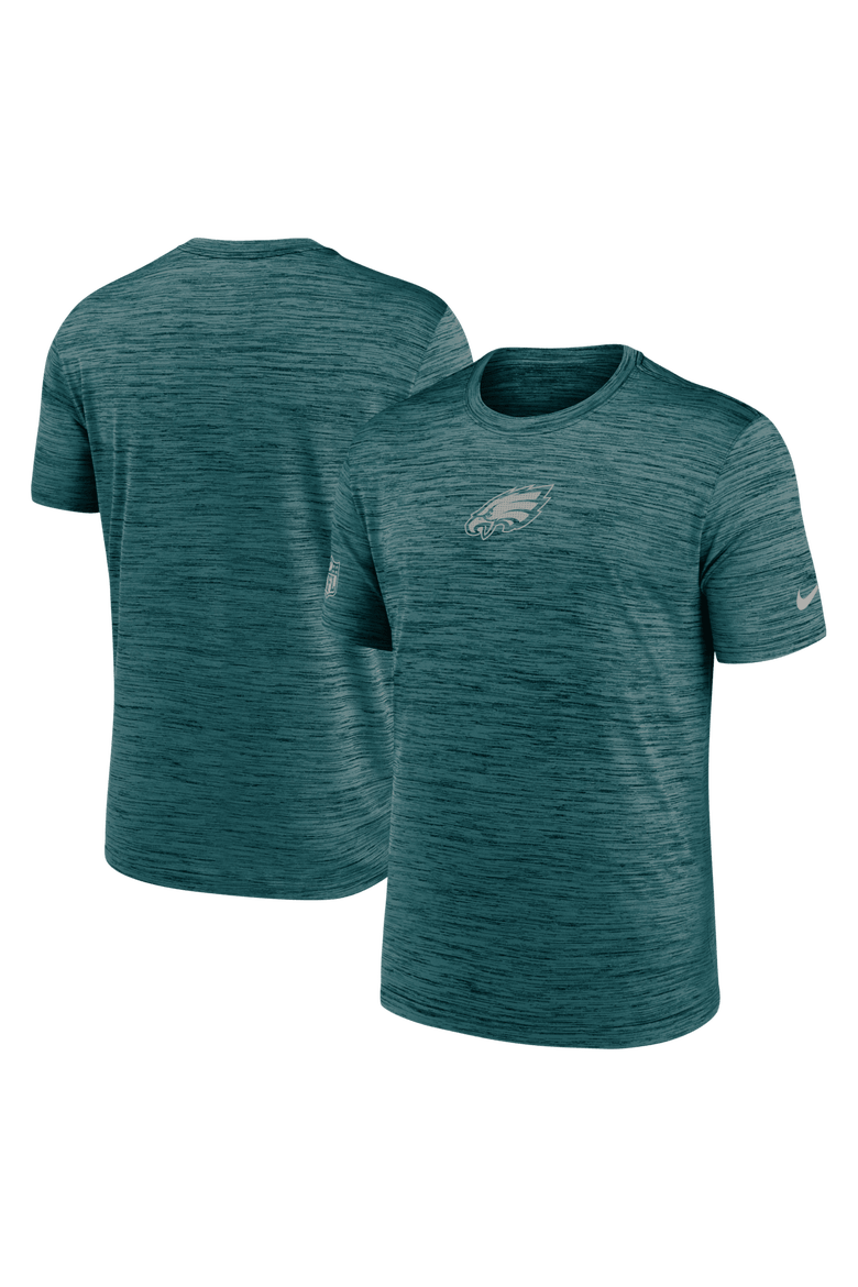 Men's Nike Midnight Green Philadelphia Eagles Big & Tall Sideline Velocity Performance T-Shirt, Alternate, color, Green
