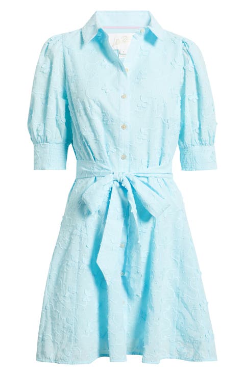 Larkyn Cotton Blend Shirtdress