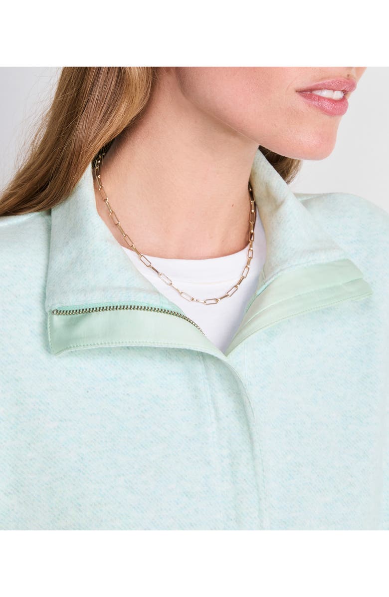 vineyard vines Calmwater Quarter Zip Pullover, Alternate, color, Aqua Haze